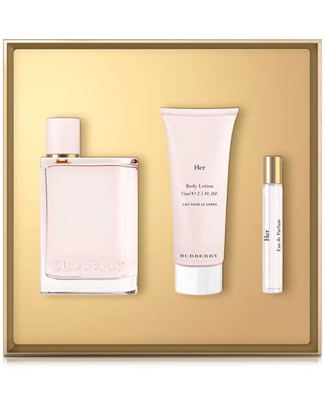 macy's burberry gift set